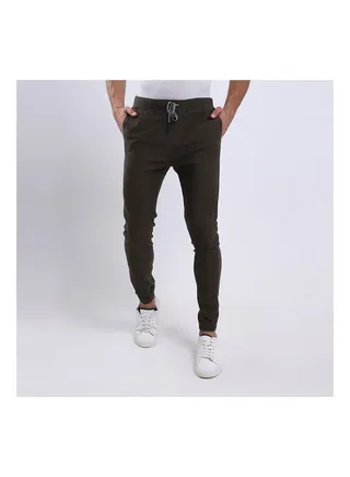Casual Plain/Basic   pants Olive 
