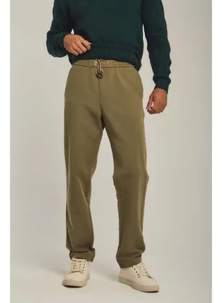 Casual Regular Fit Jogger Waist Pants 