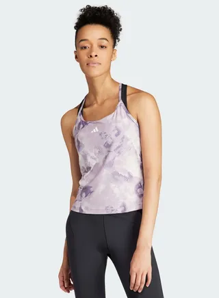 All Over Printed Flower Tank