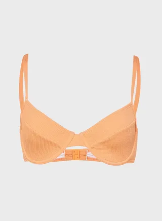 Crinkle Underwired Bikini Top 