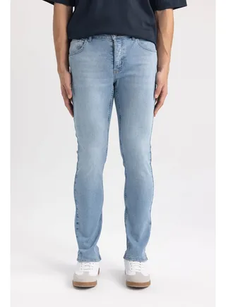 Man Slim Fit Denim Trousers 