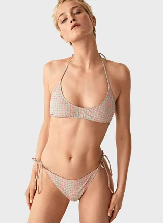 Tie Detail Bikini Bottom 