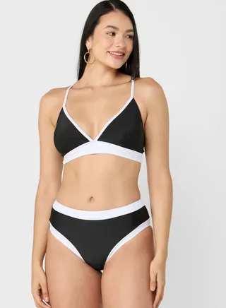 Contrast Detail Bikini Set 