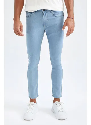 Man Blue Denim Trousers 