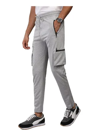 Coup Regular Fit Sweat Pants For Men Color Grey 