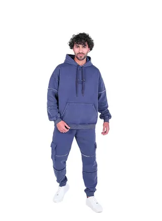 STONE WASH REGULAR CARGO JOGGERS 