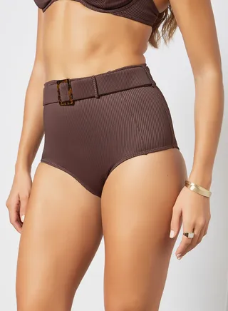 Zola Bikini Brief Chocolate Brown 