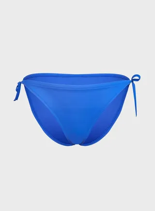 Tie Detail High Waist Bikini Bottom
