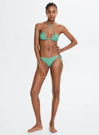 Tie Detail Bikini Bottom 