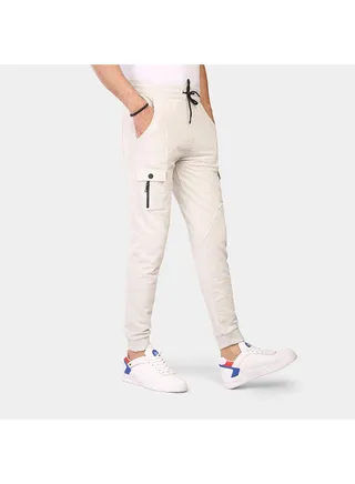 COUP Regular SweatPants For Men - L.GREY - M 