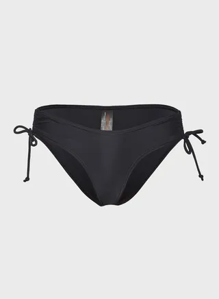 Rouched Side Tie Bikini Bottom 