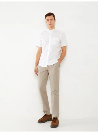 Standard Pattern Gabardine Men's Chino Trousers 