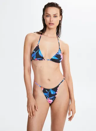 Printed Bikini Bottom 