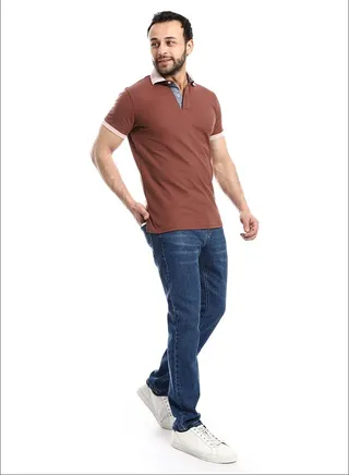 Regular Fit Standard Blue Practical Jeans_Blue 