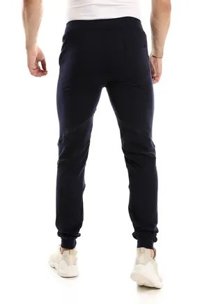 Caesar men Detailed MensCasual SweatPant,blue,M 