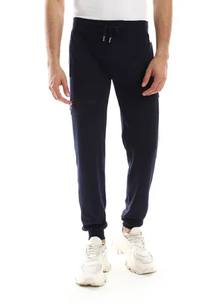 Detailed Casual Sweatpants With Printed Side 