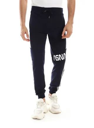 Detailed Casual Sweatpants With Tape 