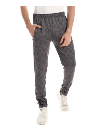 Grey Stripes Quick Dry Breathable Athletic sweatpants 