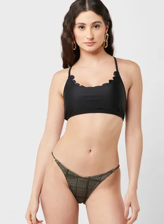 Tie Detail Bikini Bottom 