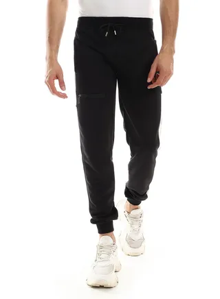 Detailed Casual Sweatpants With Printed Side 