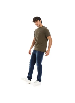 Regular Fit Dark Blue Practical Jeans-Navy 