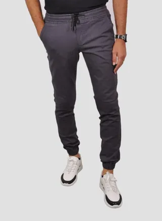 Men's gabardine pants - Dark Grey 