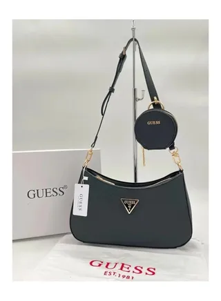 GUESS Noelle Top Zip Shoulder Bag 