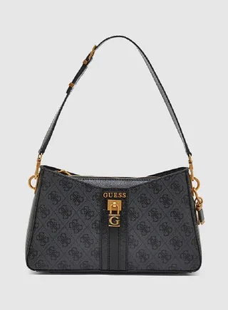 GUESS GINEVRA NUDE SHOULDER BAG Grey 