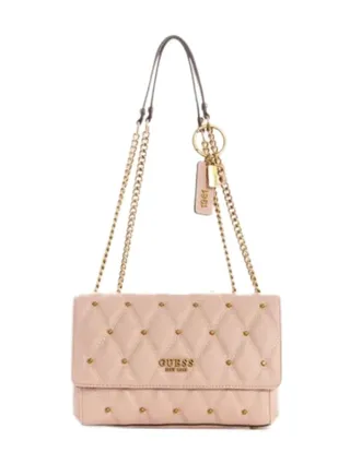 Solid color European and American fashion diamond chain rivet bag 