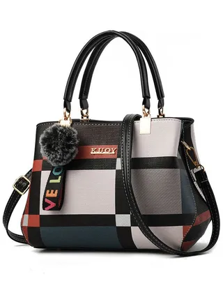 Hairball Ornaments Totes Sequined Handbag Multicolour 