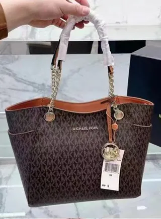 Michael Kors LG Tote bag, VAN/CREAM, 30S2G6BS6U semi lux and smooth nappa 