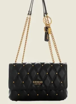 Chain flap shoulder bag 