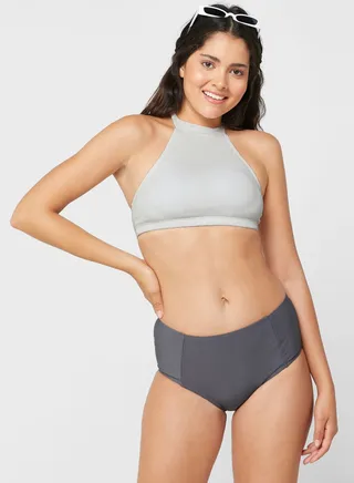 Halter Crop Bikini Set 