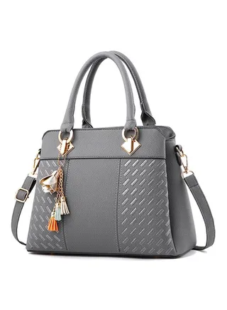 Adjustable Shoulder Bag Grey 