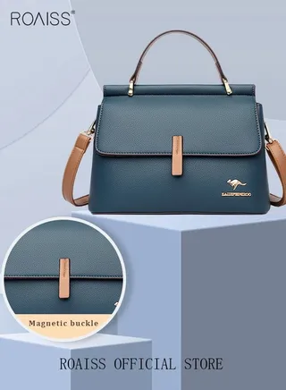 Texture Shoulder Crossbody Bag Fashion Elegant Exquisite Multi-pocket Charm High-Quality Fabric Large Capacity Handbag for Women/Mother/Girl Friend Gift 