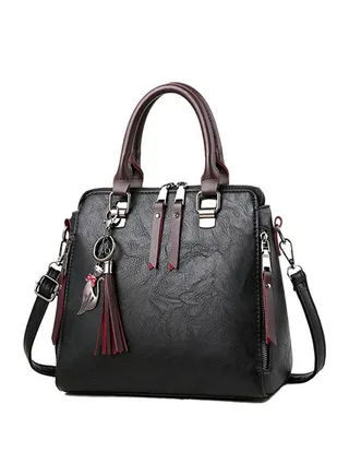 Sweet Lady Designer Shoulder Bag Black 