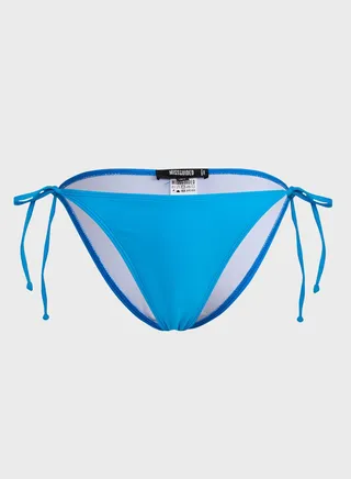 Recycled Tie Side Bikini Bottom 