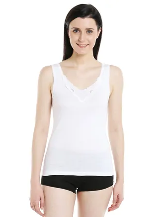 Comfortable Tank Top White 