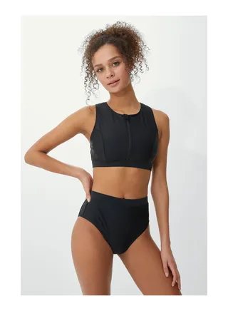 Fold Over Active Bikini Pant 
