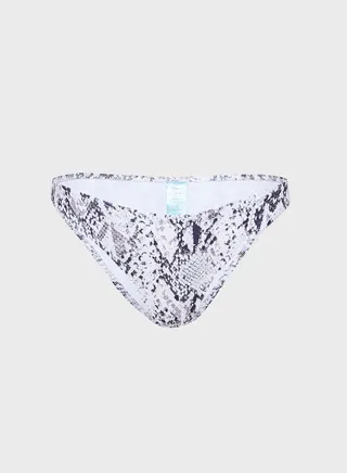 Ibiza Snake Print Bikini Bottom 