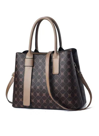 Casual Commuting Large Capacity Handbag Ladies Elegant for Women One Shoulder Cross-body Tote Bag for Travel Party Shopping 33 x 14 x 41cm 
