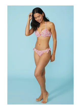 Tie Side Ditsy Floral Bikini Pant 