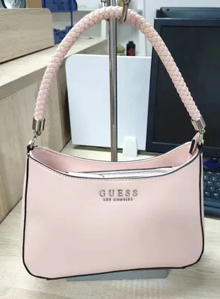 Simple solid color letter underarm bag 