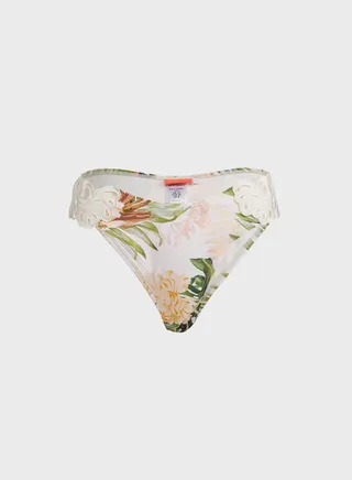 Shirred Sleeved Bikini Top 
