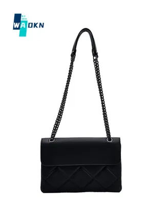 Women's New Fashion Texture Shoulder Bag,Ladies Simple and Versatile Chain Crossbody Bag Sling Bag Side Bag Underarm Bag 