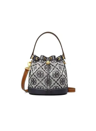 Tory Burch Drawstring Bucket Bag Crossbody Shoulder Bag 21*21*12cm 