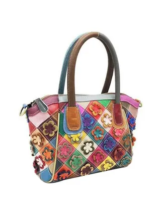 Elegant Design Light Weight Shoulder Bag Pink/Blue/Green 