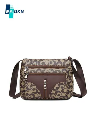 Women's Large Capacity Shoulder Bag, New Fashion Simple Casual Crossbody Bag Tote Bag for Ladies, PU Material Crossbody Bag Sling Bag Messenger Bag (Brown) 