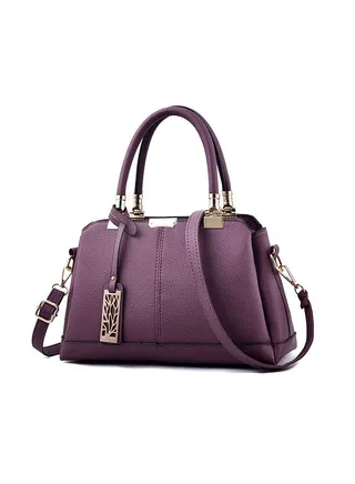 Designer Shoulder Bag Deep Purple 