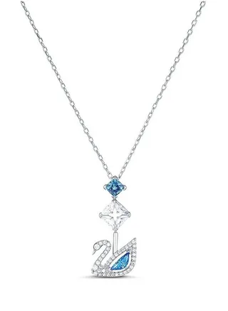 Swarovski Dazzling Swan Y Blue Necklace for Women 5530625 